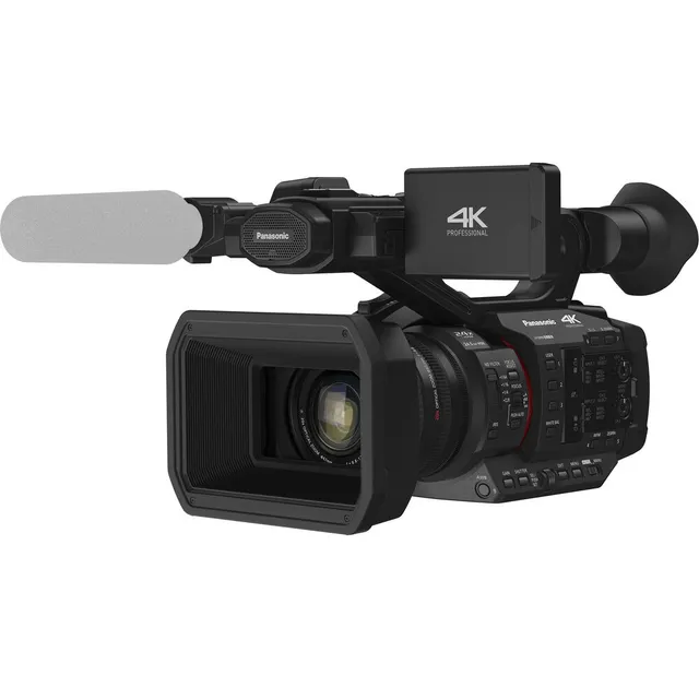 Videocámara profesional negra Panasonic HC-x20 4k
