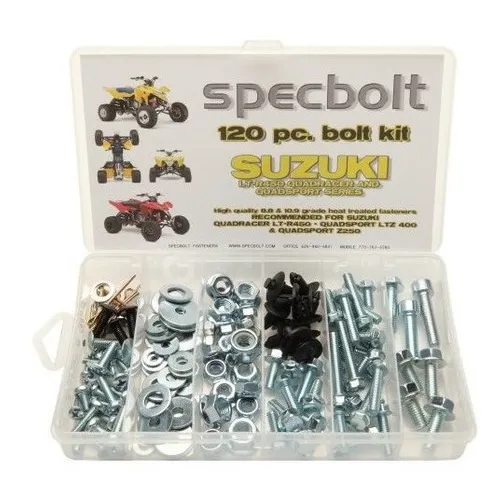 120 Piezas Specbolt Suzuki Lt-r450 Ltz400 Z250 Atv Kit