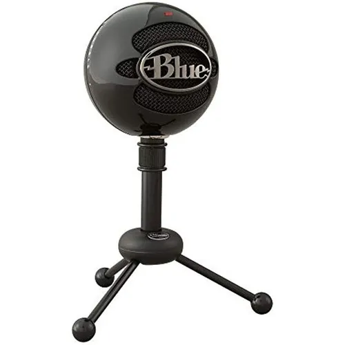 Microfono Usb Blue Snowball Para Pc Y Mac Color Gloss black