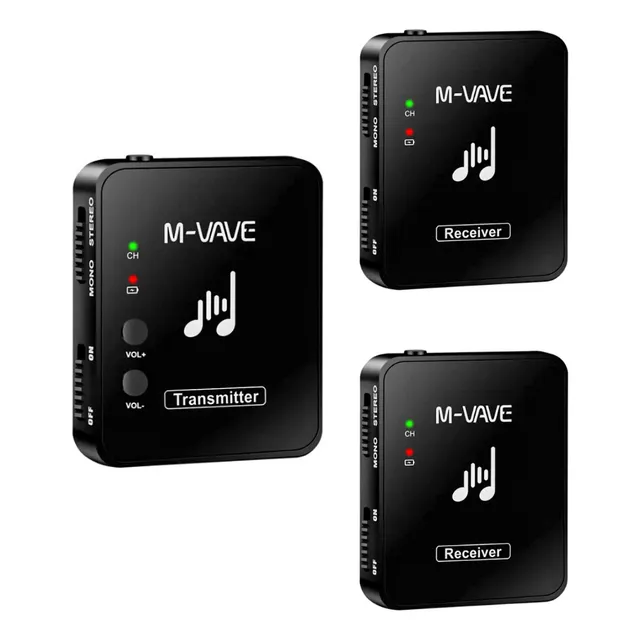 Sistema De Monitoreo Inalámbrico In Ear M-vave 2 Receptores