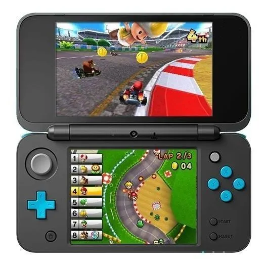 Nintendo 3DS New 2DS XL Mario Kart 7 Bundle color negro y tu