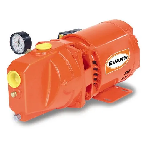 Bomba jet monofásica Evans JX2ME100E 1hp color naranja 60Hz