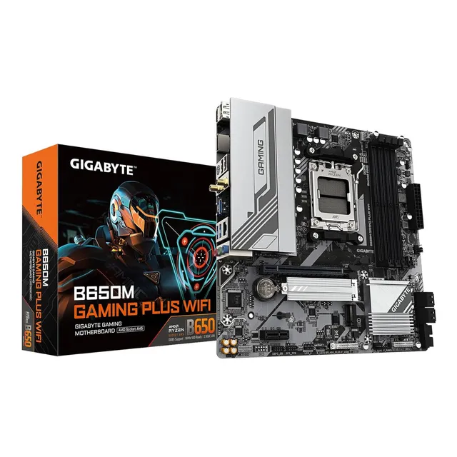 Tarjeta Madre Board Gigabyte B650m Gaming Plus Wifi Am5 Ddr5