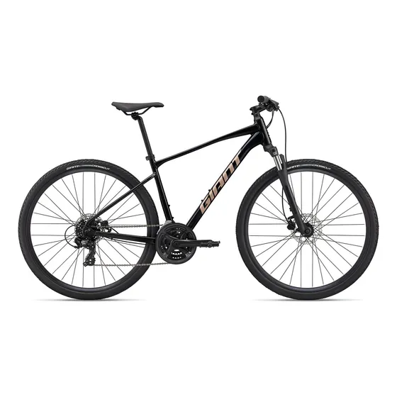 Bicicleta Gravel Giant Roam 4 Disc 22 Negro/bronce Tamaño De