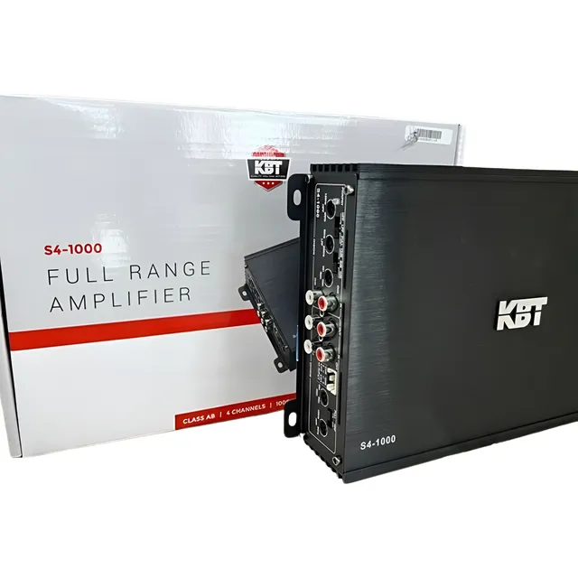 Amplificador Kbt Soldier S4-1000, 4 Canales, 1000 W.