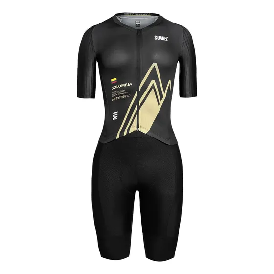 Enterizo Triatlon Suarez Mujer Negro Mountains