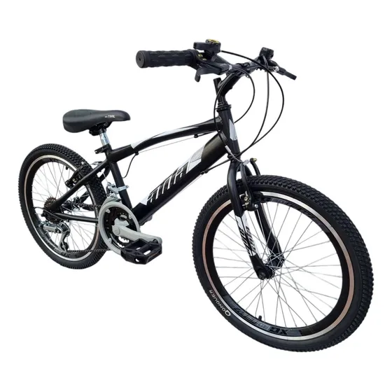 Atila Montaña Bicicleta Rin 20 Todo Terreno En Acero 18 Velo