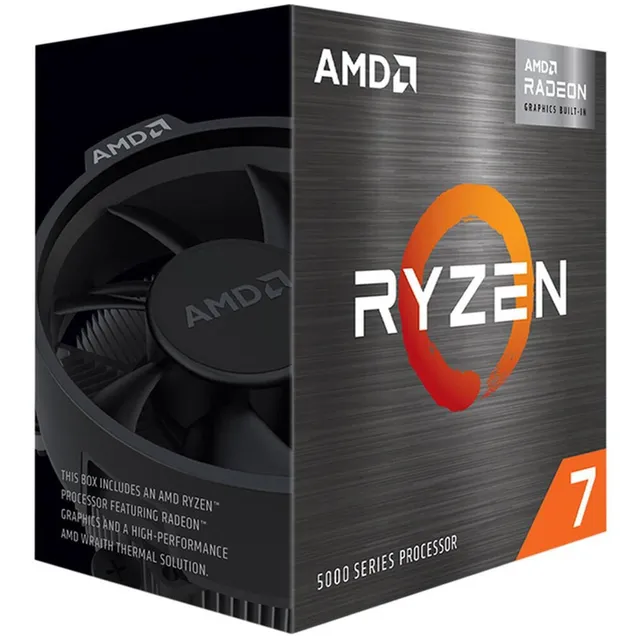 Procesador AMD Ryzen 7 5700G 100-100000263BOX de 8 núcleos y
