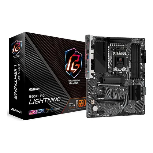 Tarjeta Madre Asrock B650 Pg Lightning Amd Am5 Ddr5 Atx Colo
