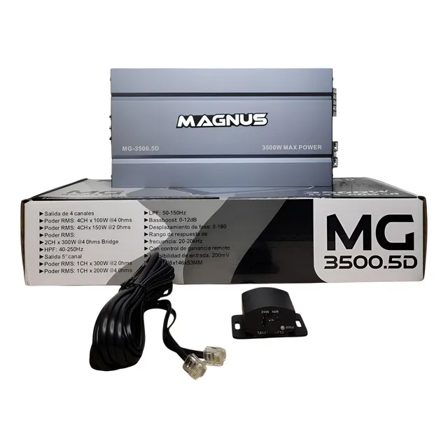 Super Amplificador Mini Digital Clase D 3500w 5 Canales Plat
