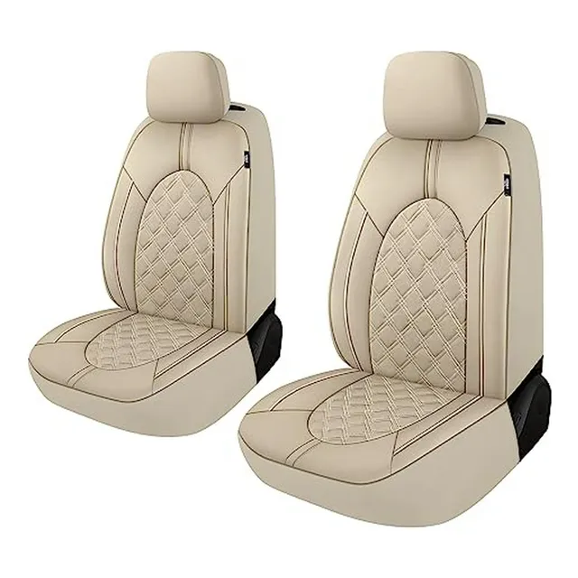 Funda Asientos De Cuero De Lujo, Compatible Con Autos, Sedan