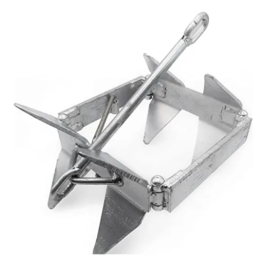 Boat Slide Box Anchors, 100% Hot Dipped Galvanized Fold
