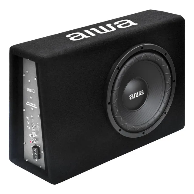 Bajo Activo Aiwa Subwoofer 10' Amplificado Para Carro 600w C
