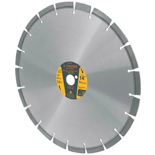 Disco Diamante Rin Segmentado 14 Asfalto Truper 12547