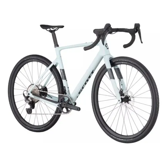 Bicicleta Gravel 40 Scott Addict 2025 Gris O Negra Tamaño De