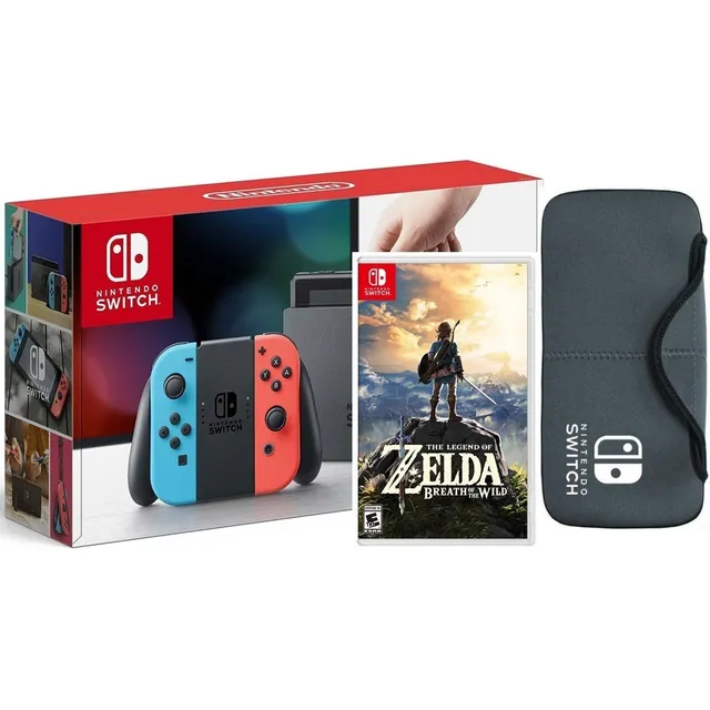 Consola Nintendo Switch + Zelda Breath Of The Wild.+ Estuche