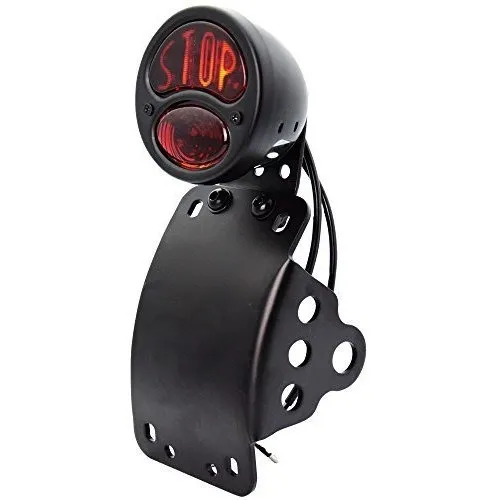 Amazicha Led Placa De Freno Trasera Luz Curvada Soporte Para