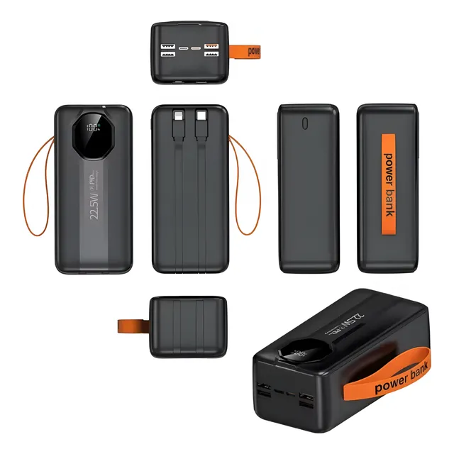 Power Bank Batería Portátil Carga Rápida Pantalla 50000mah