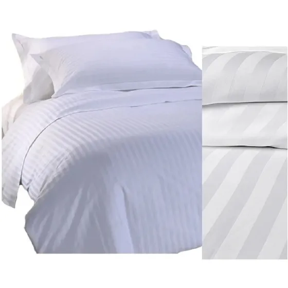 Duvet Blanco King Funda Plumón+ 2 Fundas 100% Algodón