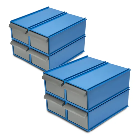 8 Cajones Organizador Herramienta Apilables Y Modulares 10kg
