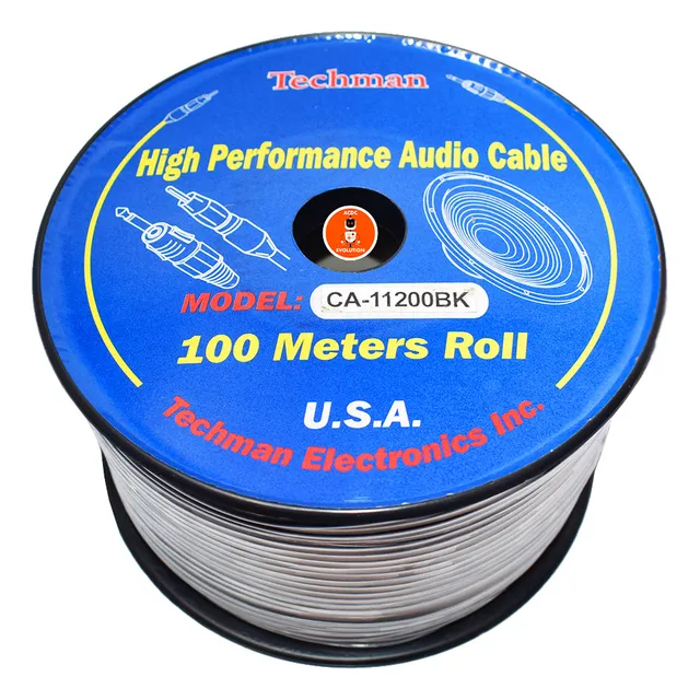 Cable Stereo Para Micrófono E Instrumento Rollo X 100 Metros