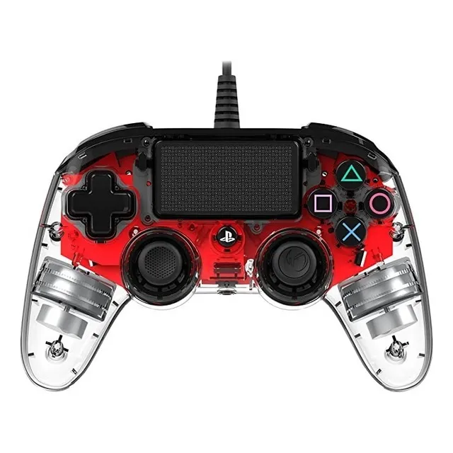 Control Alambrico Para Ps4 Led Rojo Nacon : Bsg