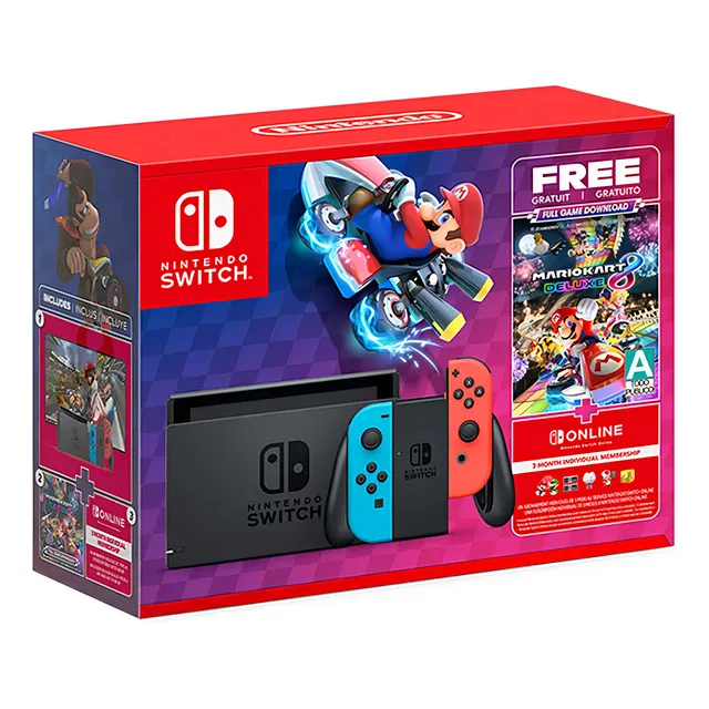 Consola de 32GB + Mario Kart 8 Deluxe Multicolor Nintendo Sw