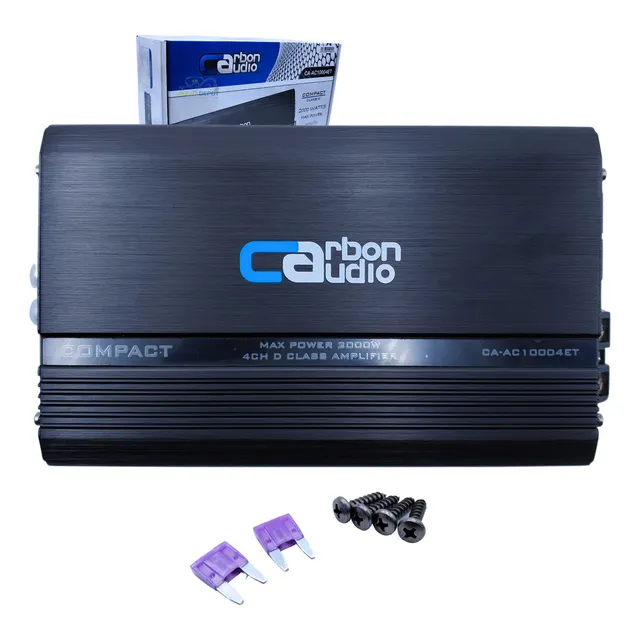Amplificador Clase D De 4 Canales Carbon Audio Ca-ac10004et