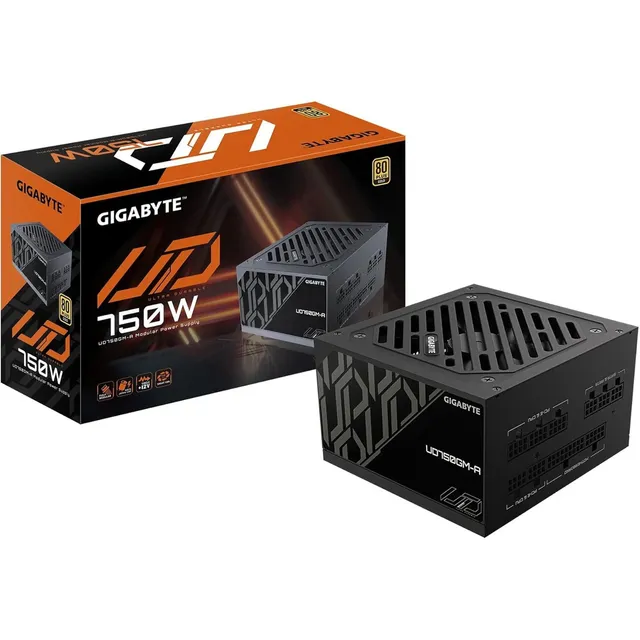 Fuente De Poder Gigabyte Ud750gm-a 750w Modular 80 Plus Gold
