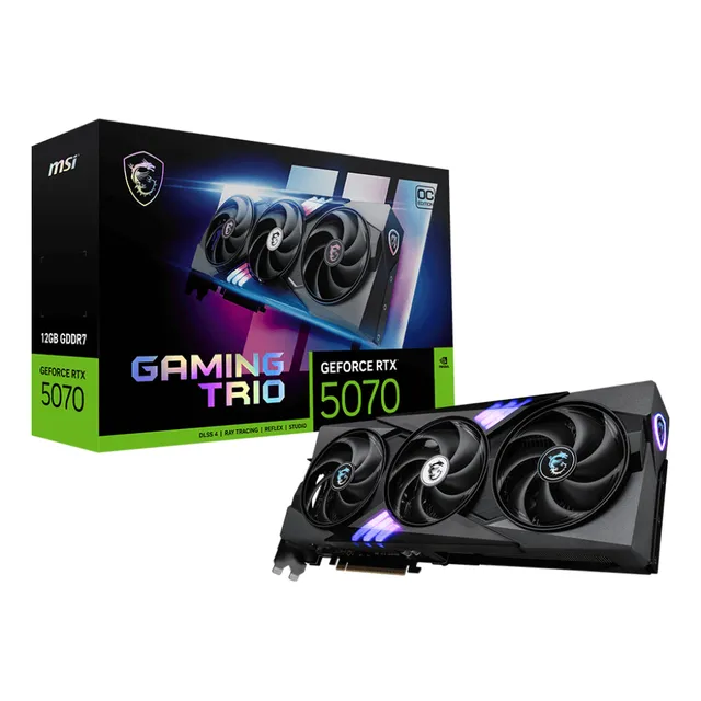 Msi Rtx 5070 Gaming Trio 12gb Oc Ddr7 3.fan Led