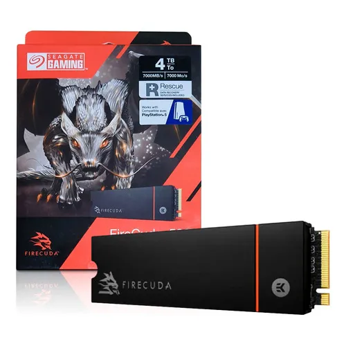 Ssd 4tb M.2 Nvme Pcie 7300mb/s Leit - 6900mb/s Grav Firecuda