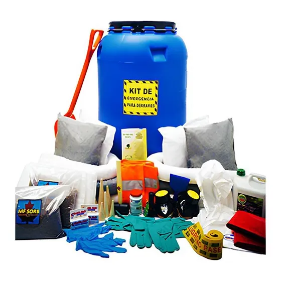 Kit Antiderrame 55 Galones Completo