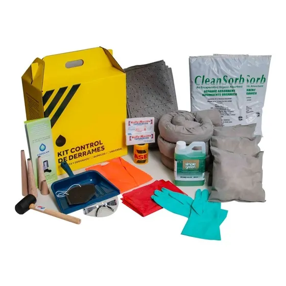 Kit Control Derrames Maletín Universal 15 Galones