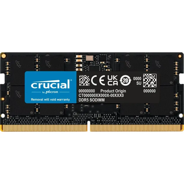 Memoria Ram Ddr5 Crucial 32 Gb A 5600 Mhz Para Portatil
