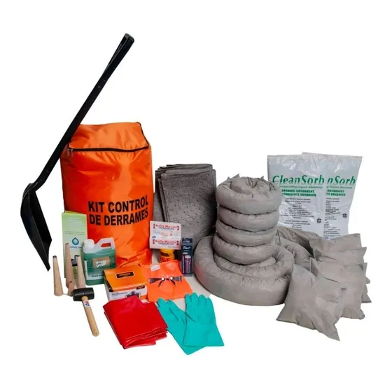 Kit Control Derrames Maletín Universal 30 Galones