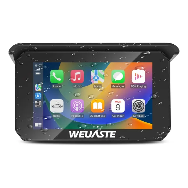 Navegador Moto Pantalla Táctil Android Apple Play Gps 5''