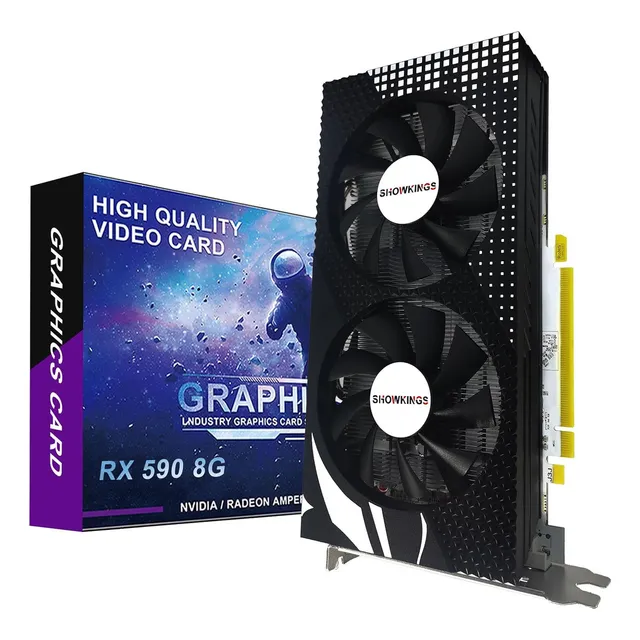 Tarjeta Gráfica Radeon Rx 590 Gme, 8gb Gddr5 2304sp 256bi...