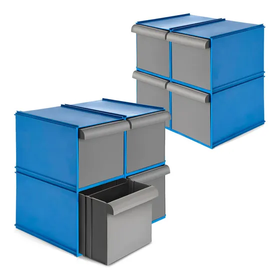 8 Cajones Organizador Herramienta Apilables Y Modulares 25kg