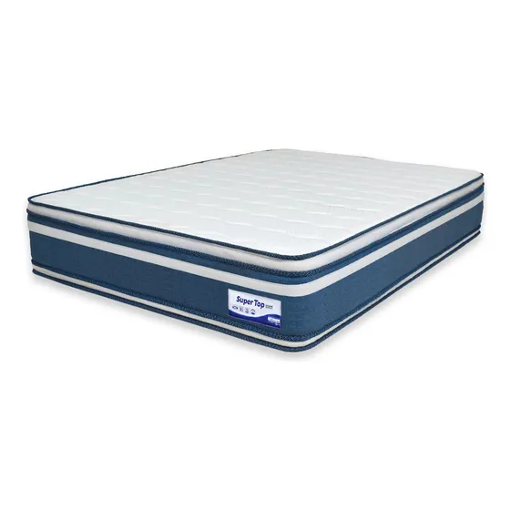 Colchón Relax Queen Extra Firme Super Top 160x190x23Cm Ortop
