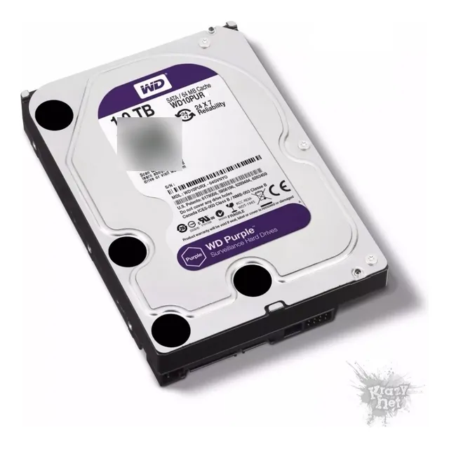 Disco Duro Purpura Para Camaras 1t