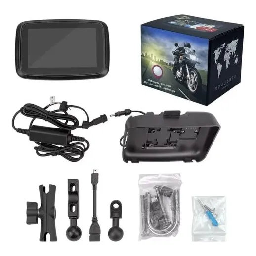 Navegador Moto Pantalla Táctil Android Apple Play Gps Ipx7
