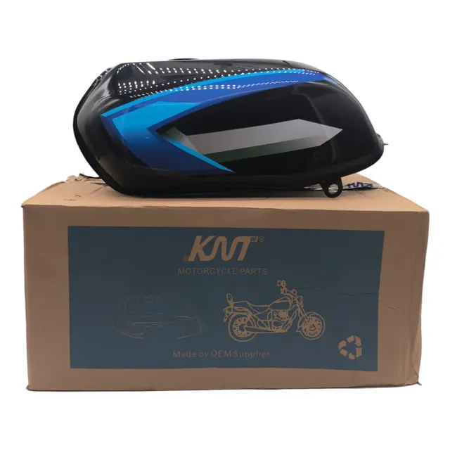 Tanque De Gasolina Boxer Ct Negro Con Calca Azul Knt