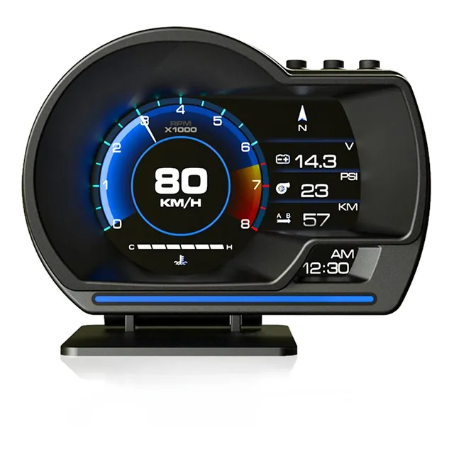 Hud Car Headup Display Gps Obd2 Pantalla De Indicador...