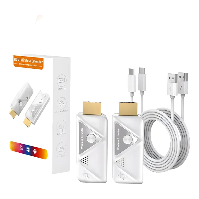 Transmisor Hdmi Inalambrico Extender Adaptador Extensor 30m