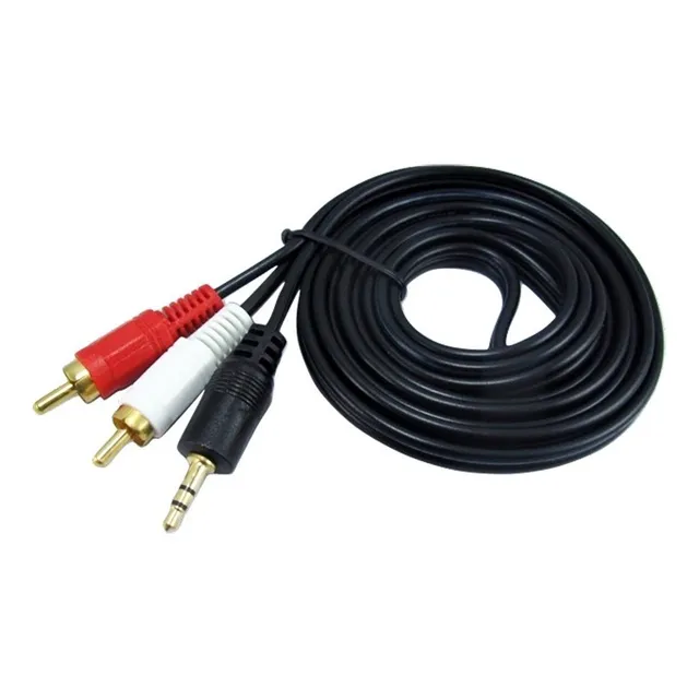 Cable Audio 2 A 1 Rca/ Plug 3.5mm De 1.5m X 57 Unds