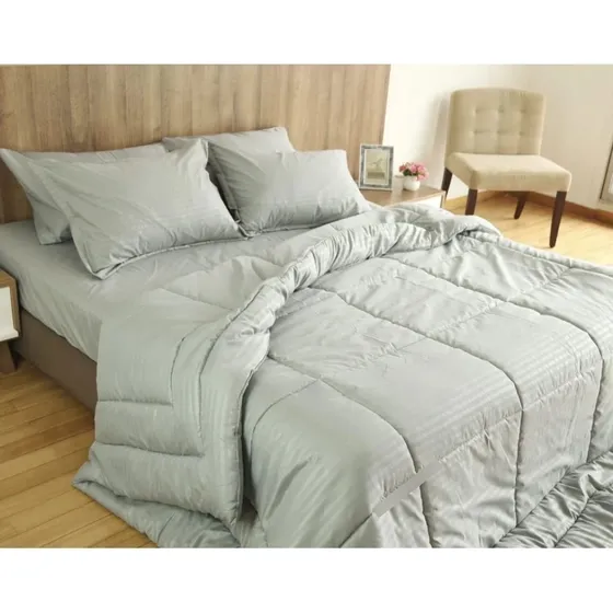 Plumon Nordico De Lujo 1200 Hilos Cama Semidoble, 4cm Grosor