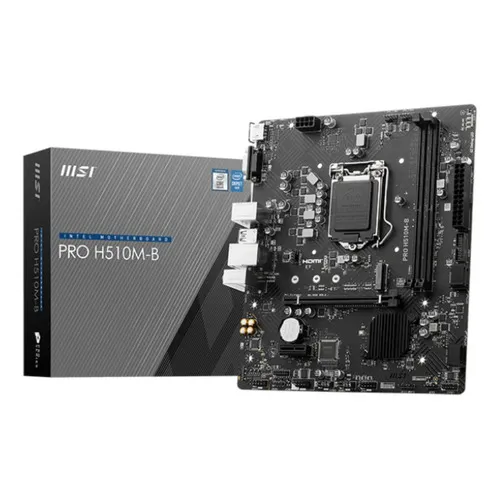 Motherboard Msi H510m-b 10ºgen 1200 1 Color Negro