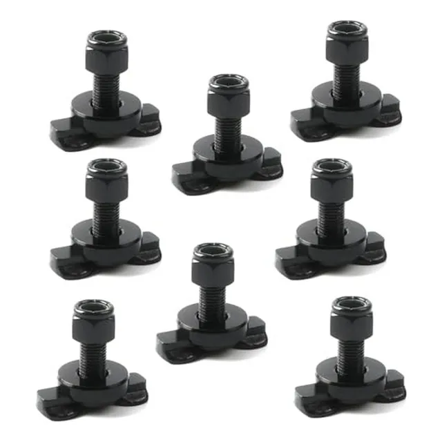 8-pack Enganche Doble Para Anclaje En Rieles L-track, Compat