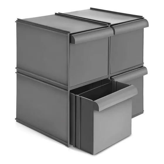 4 Cajones Organizador Herramienta Apilables Y Modulares 25kg
