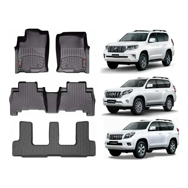 Set Tapetes Termoformado Toyota Prado 2010/2023+ Tx Vx Txl